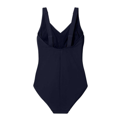 Anthracite - Back - Speedo Womens-Ladies Shirred One Piece Swimsuit