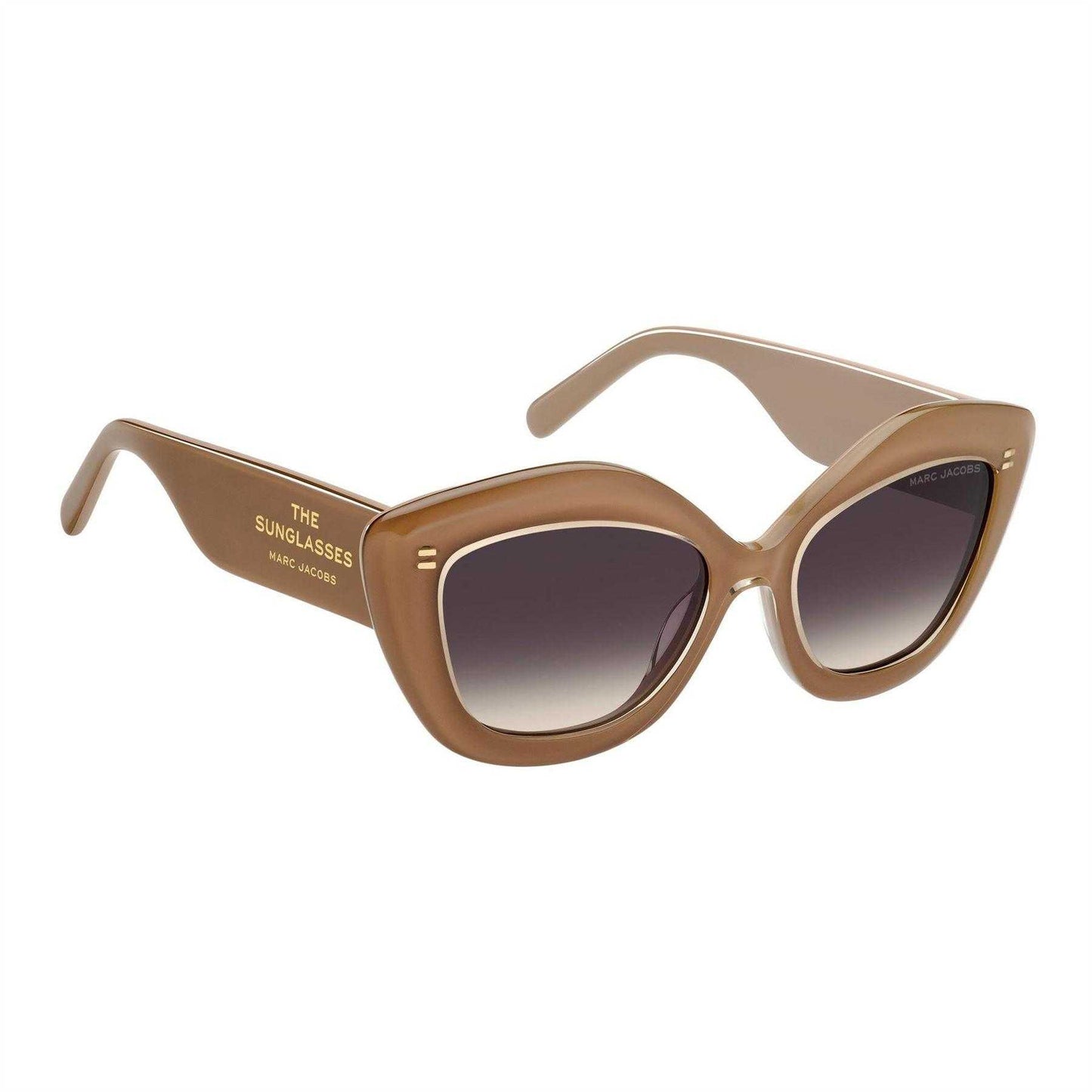 Beige - Side - Marc Jacobs Womens-Ladies Cat Eye Sunglasses