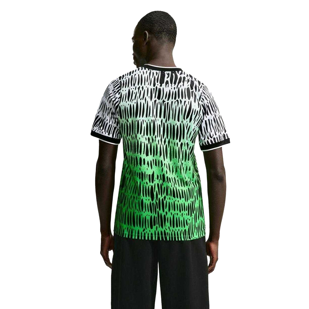 Black-White - Back - Nike Mens Pre Match 2026 Nigeria FC Dri-FIT Football Shirt