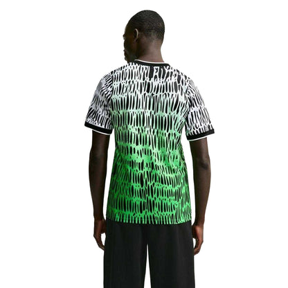 Black-White - Back - Nike Mens Pre Match 2026 Nigeria FC Dri-FIT Football Shirt