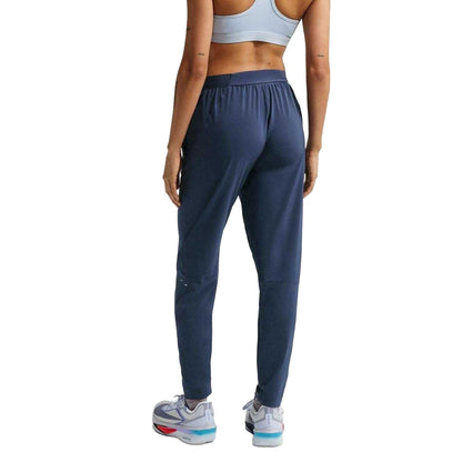Midnight Navy - Back - Nike Womens-Ladies Tempo Running Tracksuit Bottoms