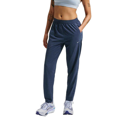 Midnight Navy - Front - Nike Womens-Ladies Tempo Running Tracksuit Bottoms