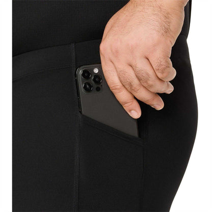 Black - Side - Asics Mens Core Performance Running Tights