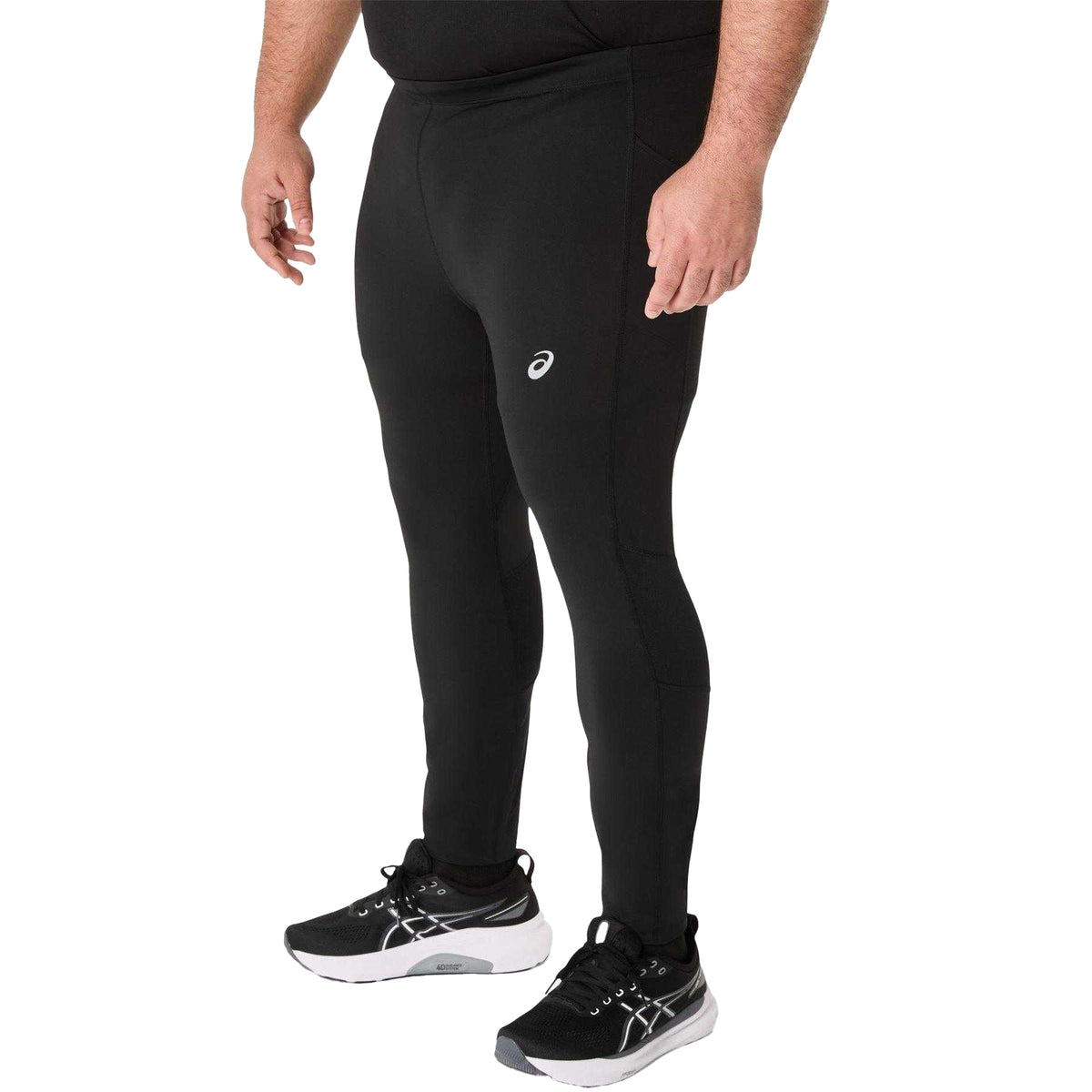 Black - Pack Shot - Asics Mens Core Performance Running Tights