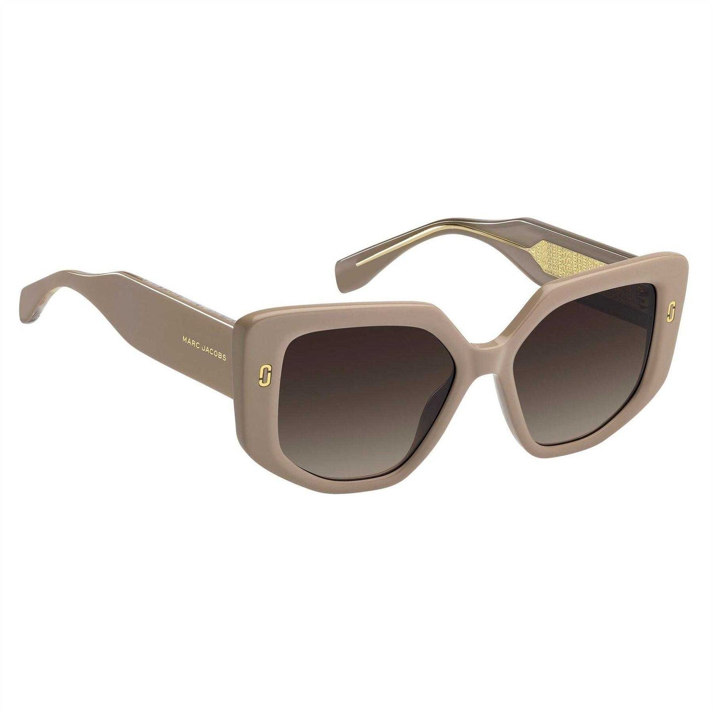 Beige - Side - Marc Jacobs Womens-Ladies Butterfly Sunglasses