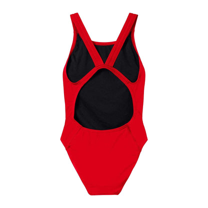 Red - Back - Speedo Womens-Ladies Endurance One Piece Swimsuit