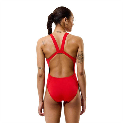 Red - Pack Shot - Speedo Womens-Ladies Endurance One Piece Swimsuit