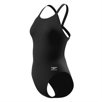 Black - Lifestyle - Speedo Womens-Ladies Endurance One Piece Swimsuit