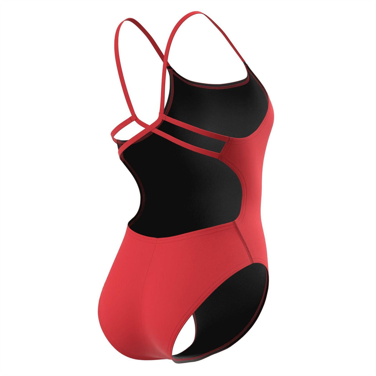 Red - Pack Shot - Speedo Womens-Ladies Endurance One Piece Swimsuit