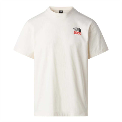 White - Front - The North Face Mens 1966 Motion Graphic Print Oversized T-Shirt