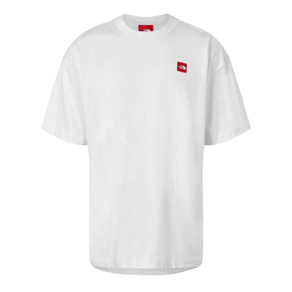 White - Front - The North Face Mens Box Logo T-Shirt