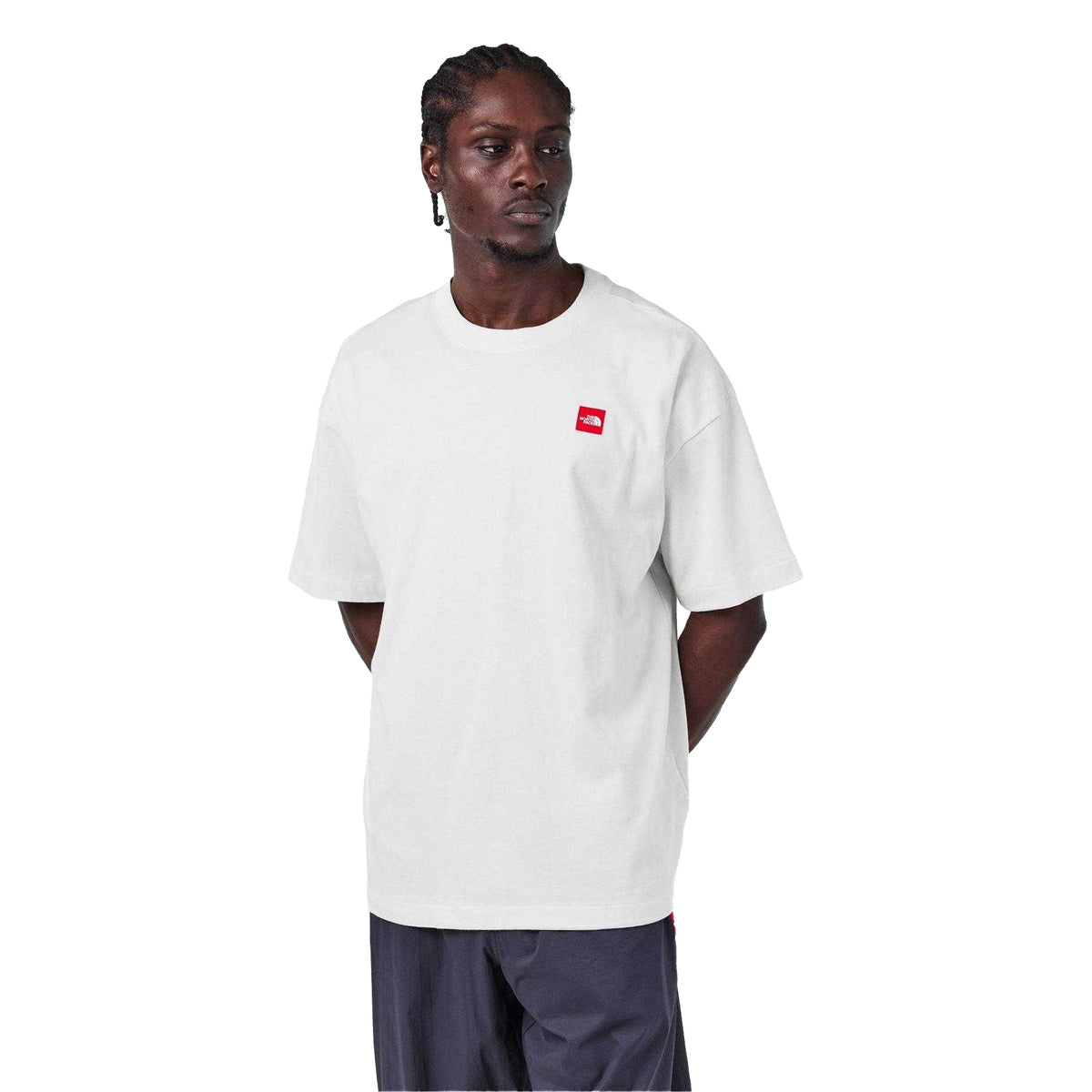 White - Lifestyle - The North Face Mens Box Logo T-Shirt