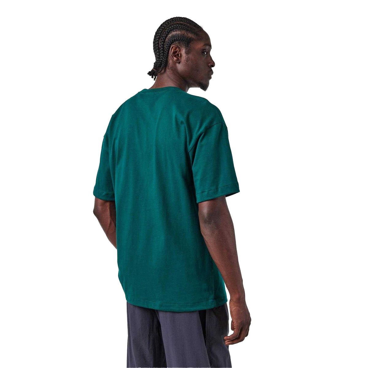 Hunter Green - Pack Shot - The North Face Mens Box Logo T-Shirt