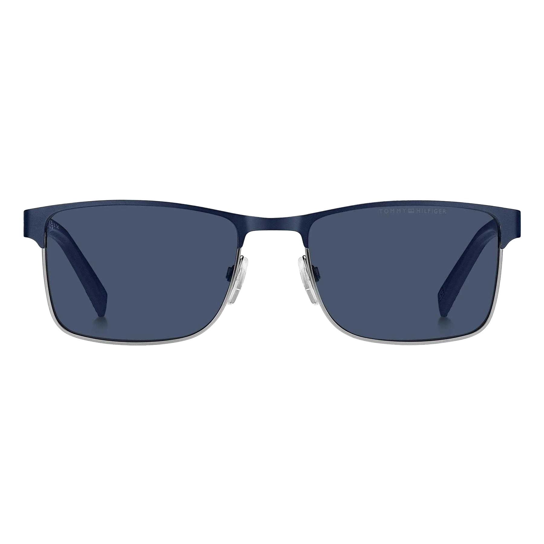 Navy - Back - Tommy Hilfiger Mens Rectangle Sunglasses