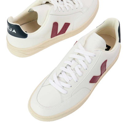 White - Lifestyle - Veja Mens V Leather Court Trainers