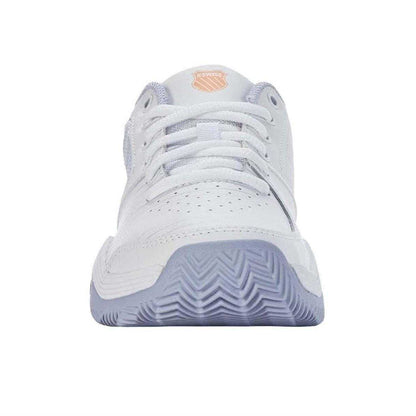 White - Lifestyle - K-Swiss Womens-Ladies Court Express HB Leather Tennis Shoes