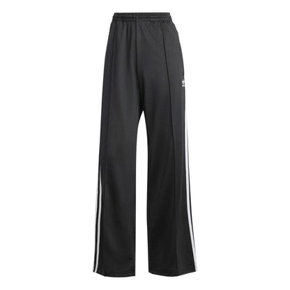 Black-White - Front - Adidas Womens-Ladies Firebird Open Hem Joggers