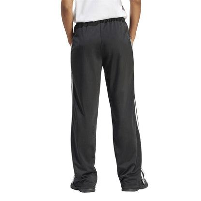 Black-White - Back - Adidas Womens-Ladies Firebird Open Hem Joggers