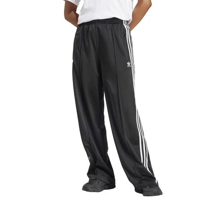 Black-White - Pack Shot - Adidas Womens-Ladies Firebird Open Hem Joggers
