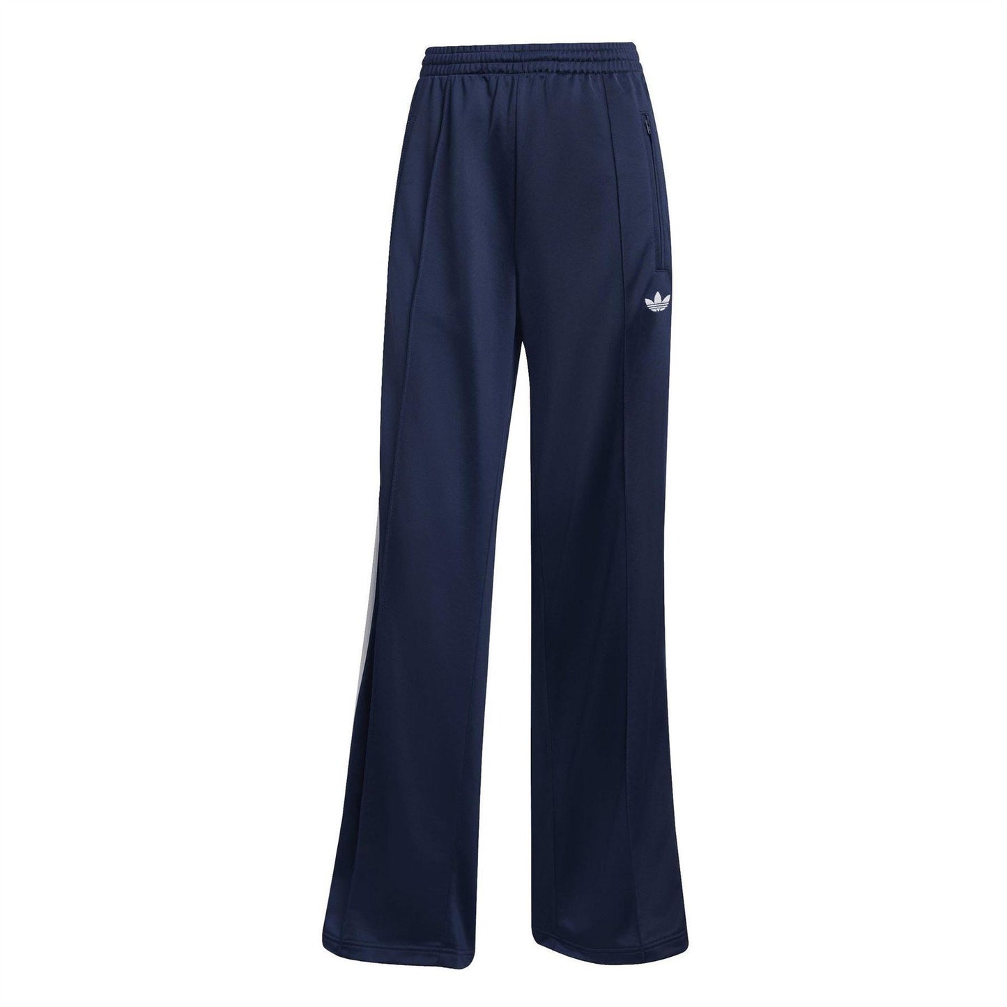 Night Indigo - Front - Adidas Womens-Ladies Firebird Open Hem Joggers