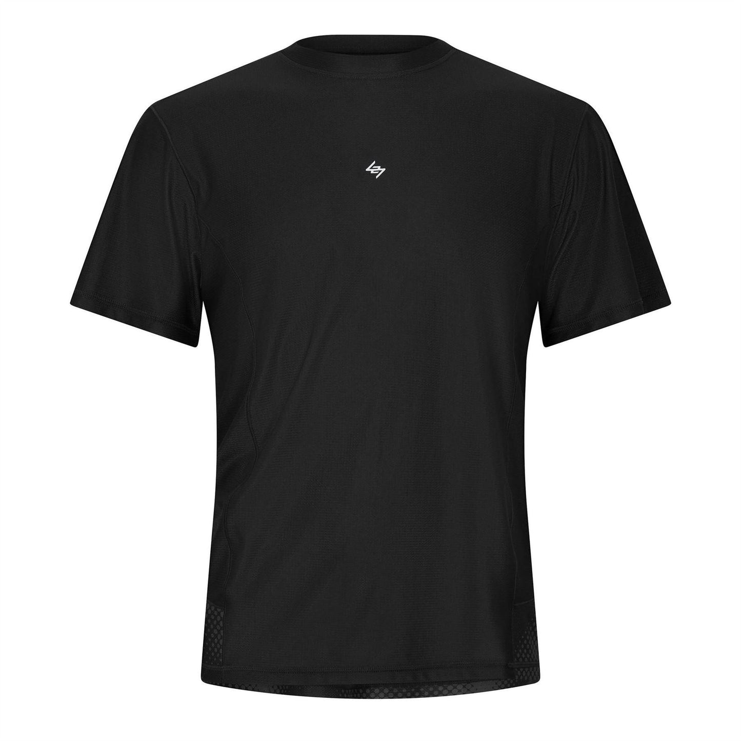 Black Fade - Front - Represent Mens 247 Hybrid Gym T-Shirt