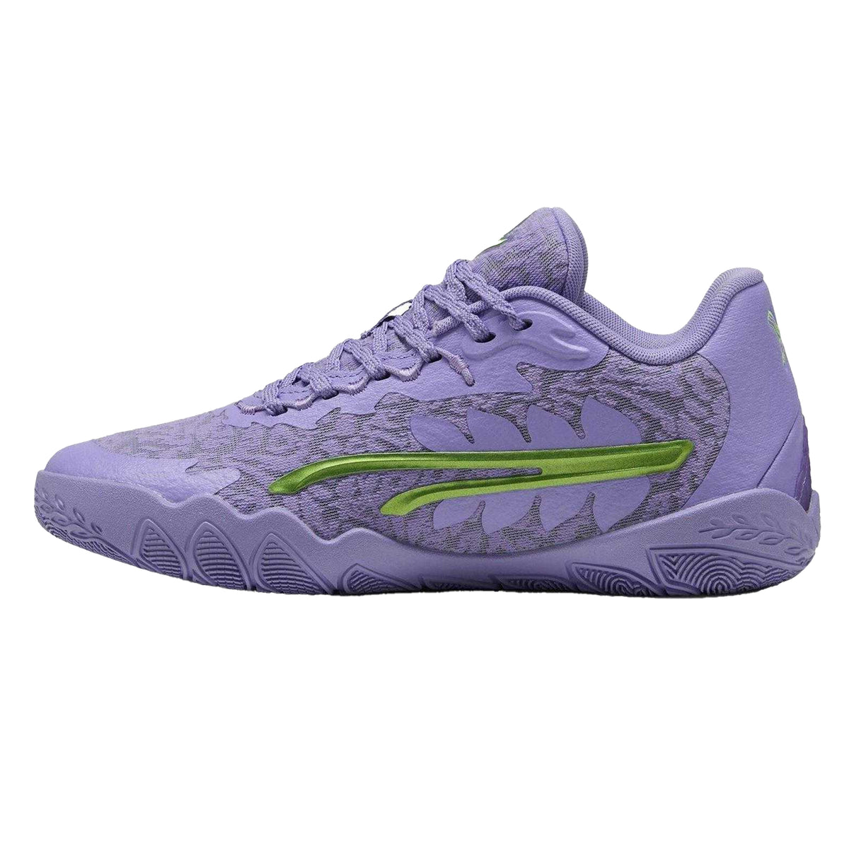 Lavender Purple - Back - Puma Womens-Ladies Stewie 3 Lace Em Up Basketball Shoes