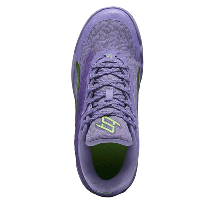 Lavender Purple - Side - Puma Womens-Ladies Stewie 3 Lace Em Up Basketball Shoes