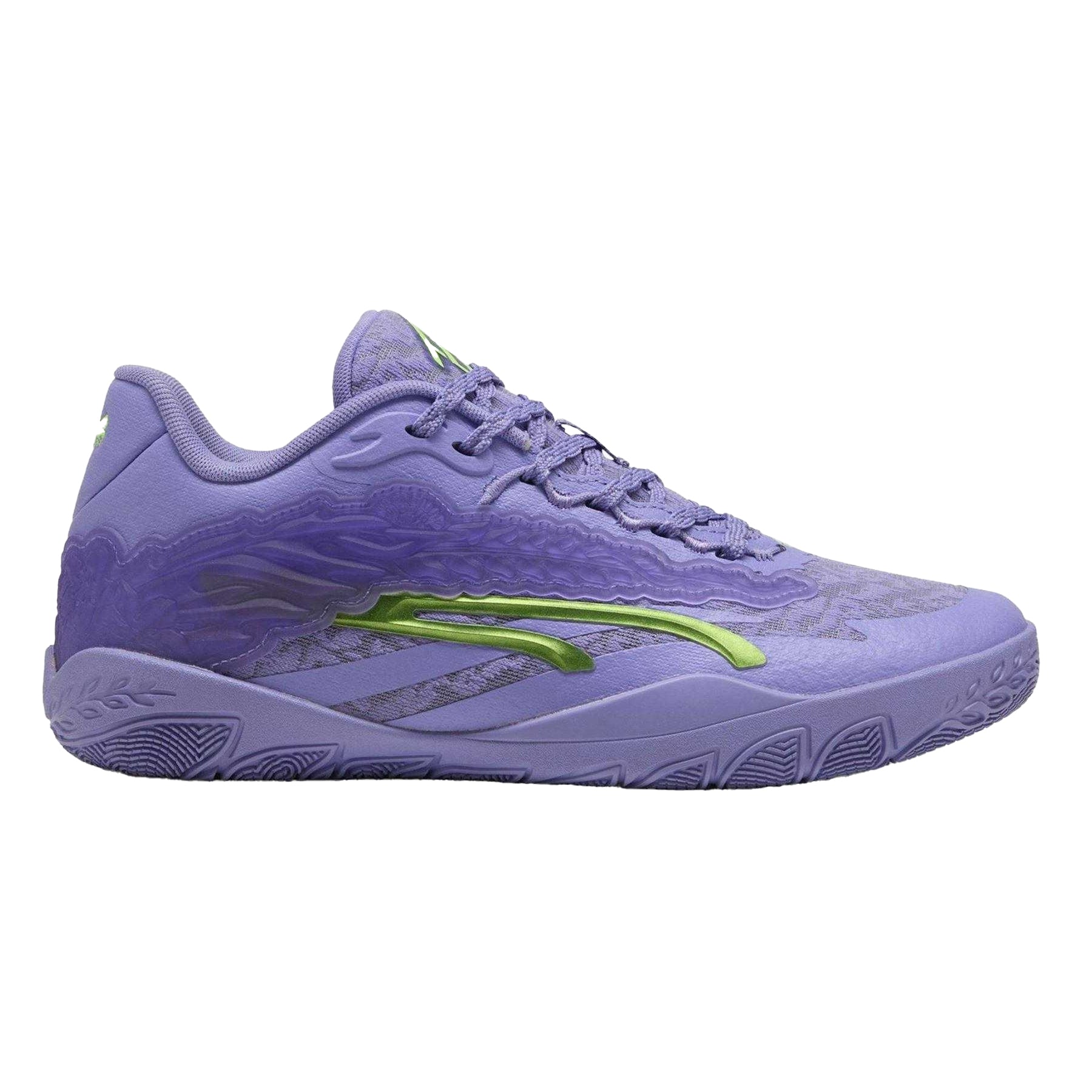 Lavender Purple - Front - Puma Womens-Ladies Stewie 3 Lace Em Up Basketball Shoes