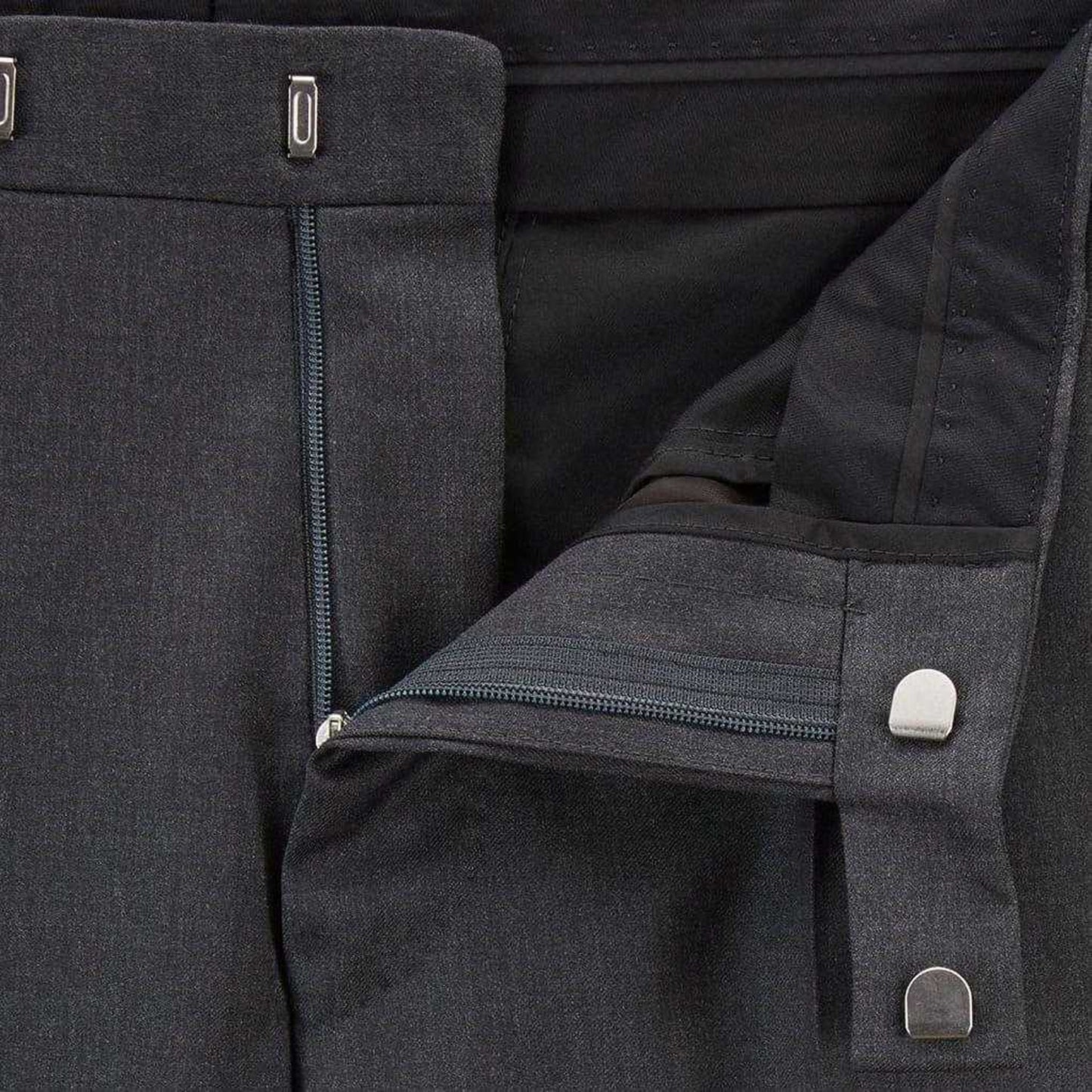 Grey - Side - Hugo Boss Mens Lenon Trousers