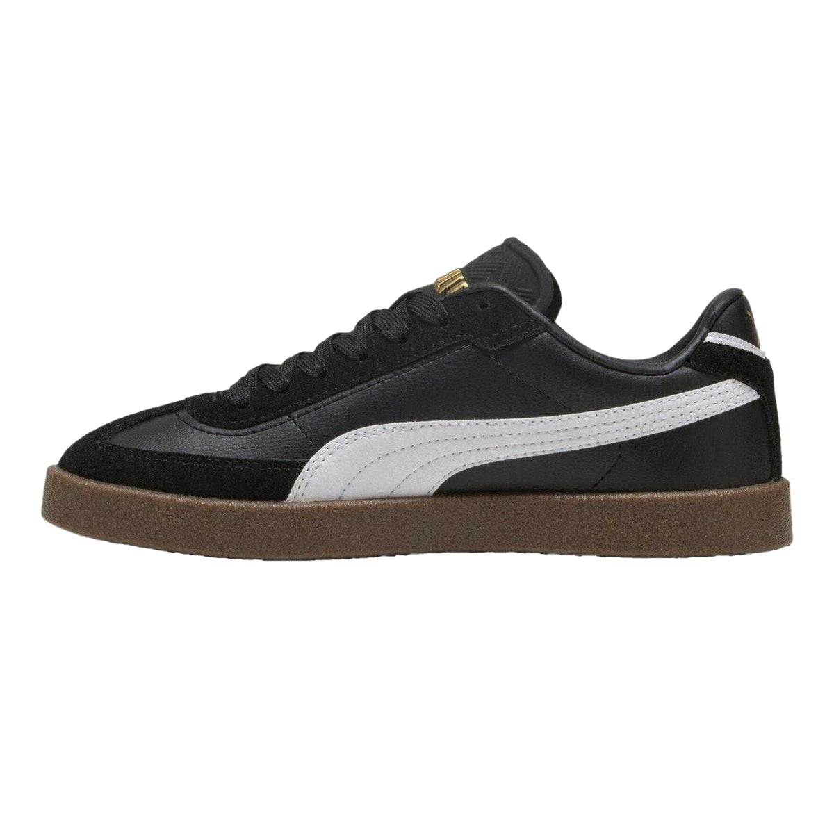Black-White - Back - Puma Childrens-Kids Club II Era Leather Trainers