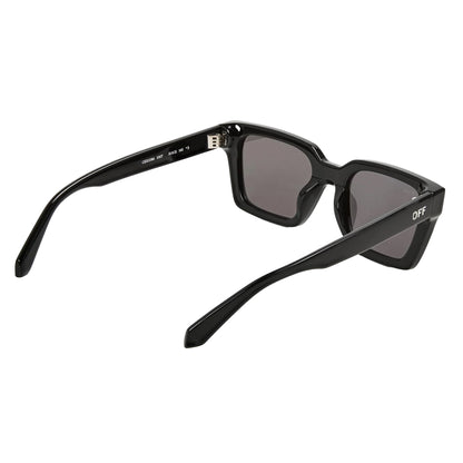 Black - Back - Off White Womens-Ladies Square Sunglasses
