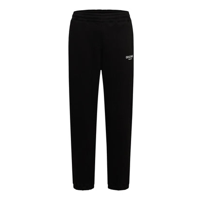 Black - Front - Essentials Mens Fleece Relaxed Fit Joggers