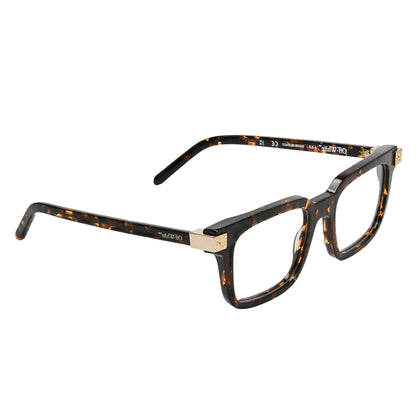Dark Havana Brown - Side - Off White Unisex Adult Style 8S Sunglasses
