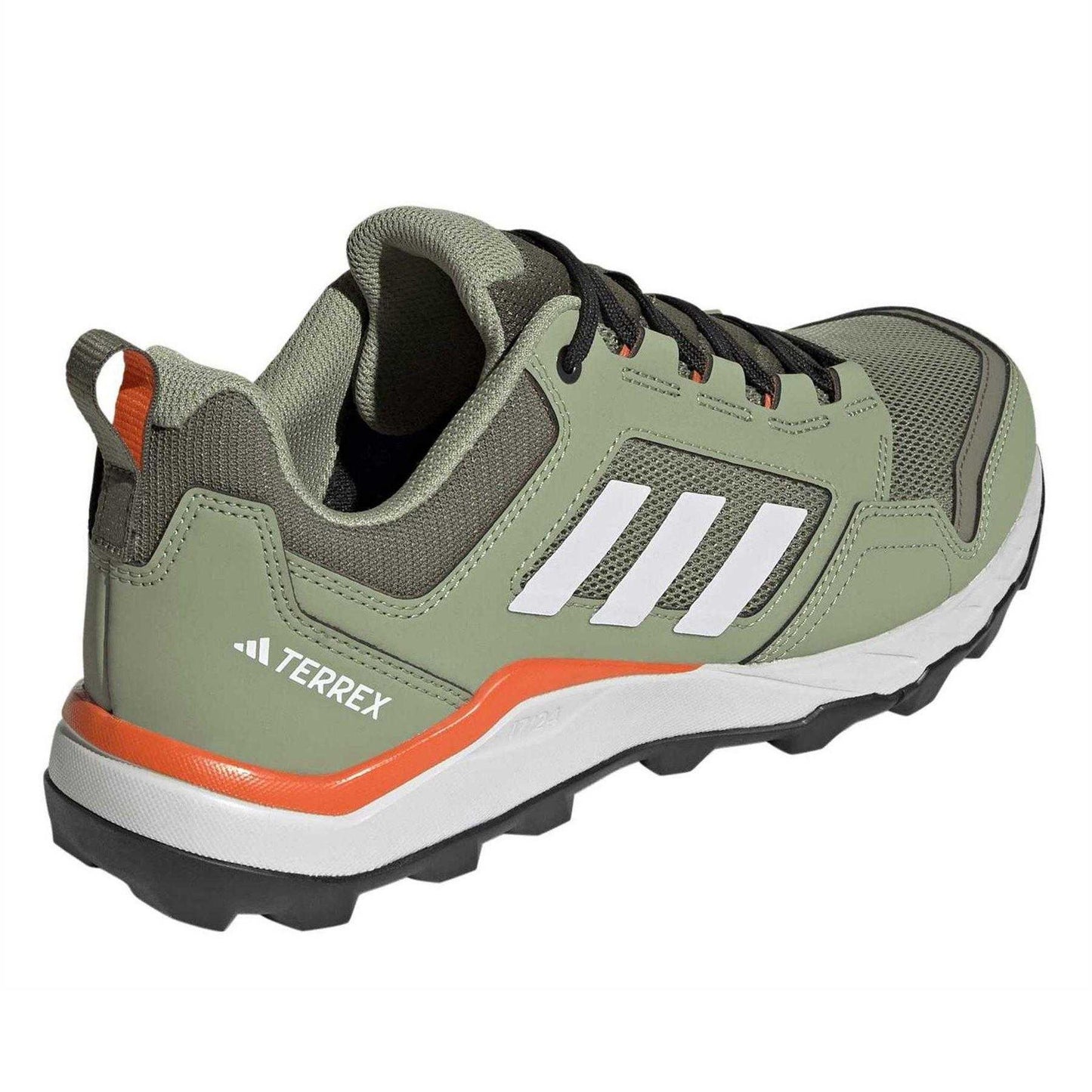 Green-Grey-Impact Orange - Back - Adidas Mens Terrex Tracerocker 2 Shoes