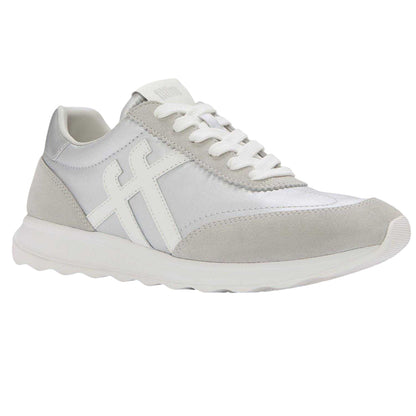 Silver - Lifestyle - Fit Flop Womens-Ladies Suede Low Cut Trainers