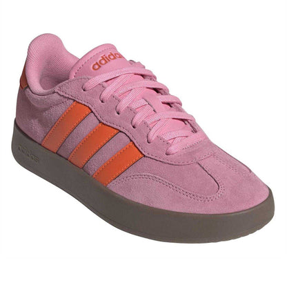 Bliss Pink - Pack Shot - Adidas Mens Barreda 3 Stripes Low Platform Trainers