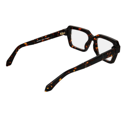 Dark Havana Brown - Back - Off White Unisex Adult Style 8u Tortoise Shell Sunglasses