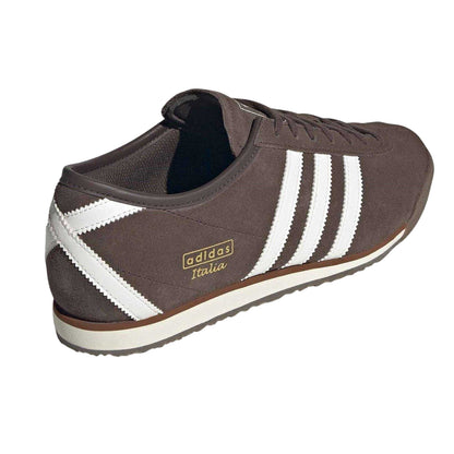 Brown-Off White - Back - Adidas Womens-Ladies Italia 70s Suede Trainers