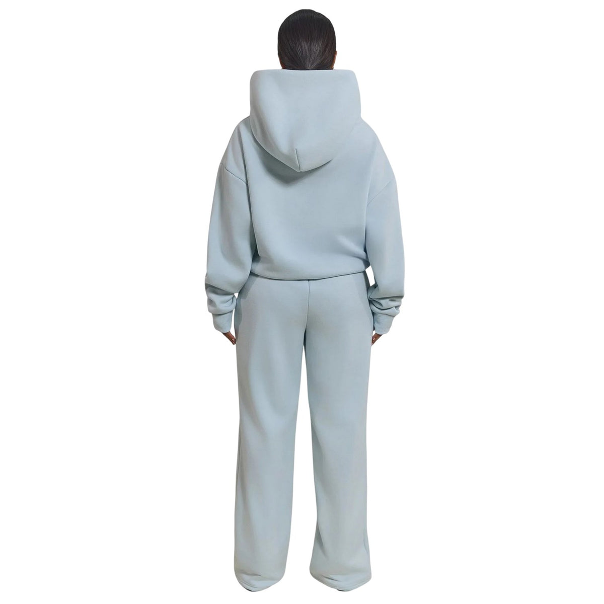 Baby Blue - Back - Mars The Label Womens-Ladies Straight Leg Joggers
