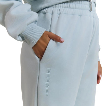 Baby Blue - Side - Mars The Label Womens-Ladies Straight Leg Joggers