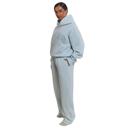 Baby Blue - Lifestyle - Mars The Label Womens-Ladies Straight Leg Joggers