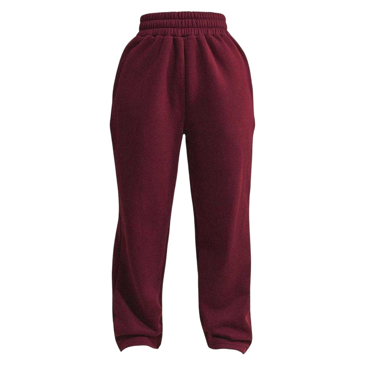 Wine - Front - Mars The Label Womens-Ladies Straight Leg Joggers