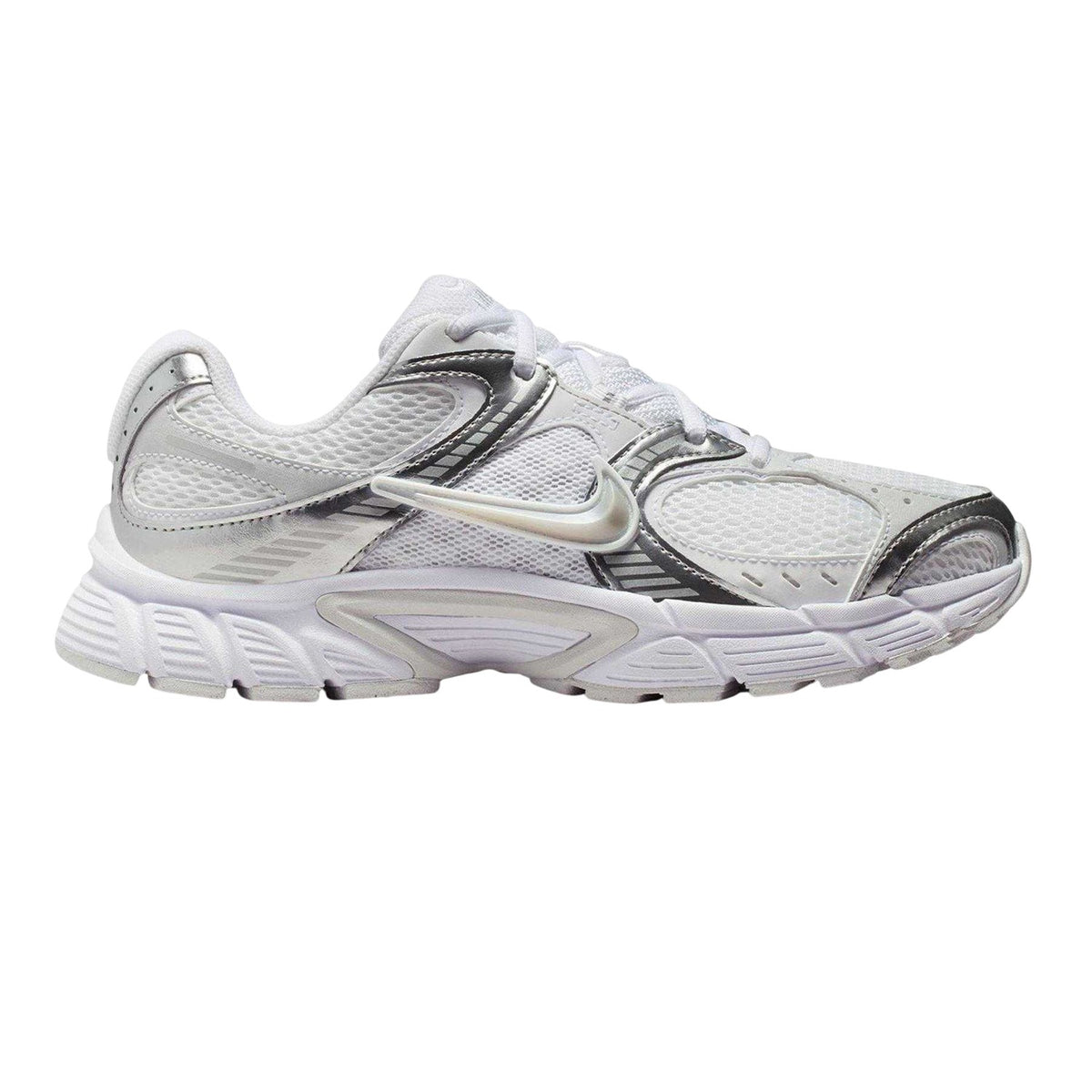 White-Silver - Front - Nike Womens-Ladies V5 RNR Trainers