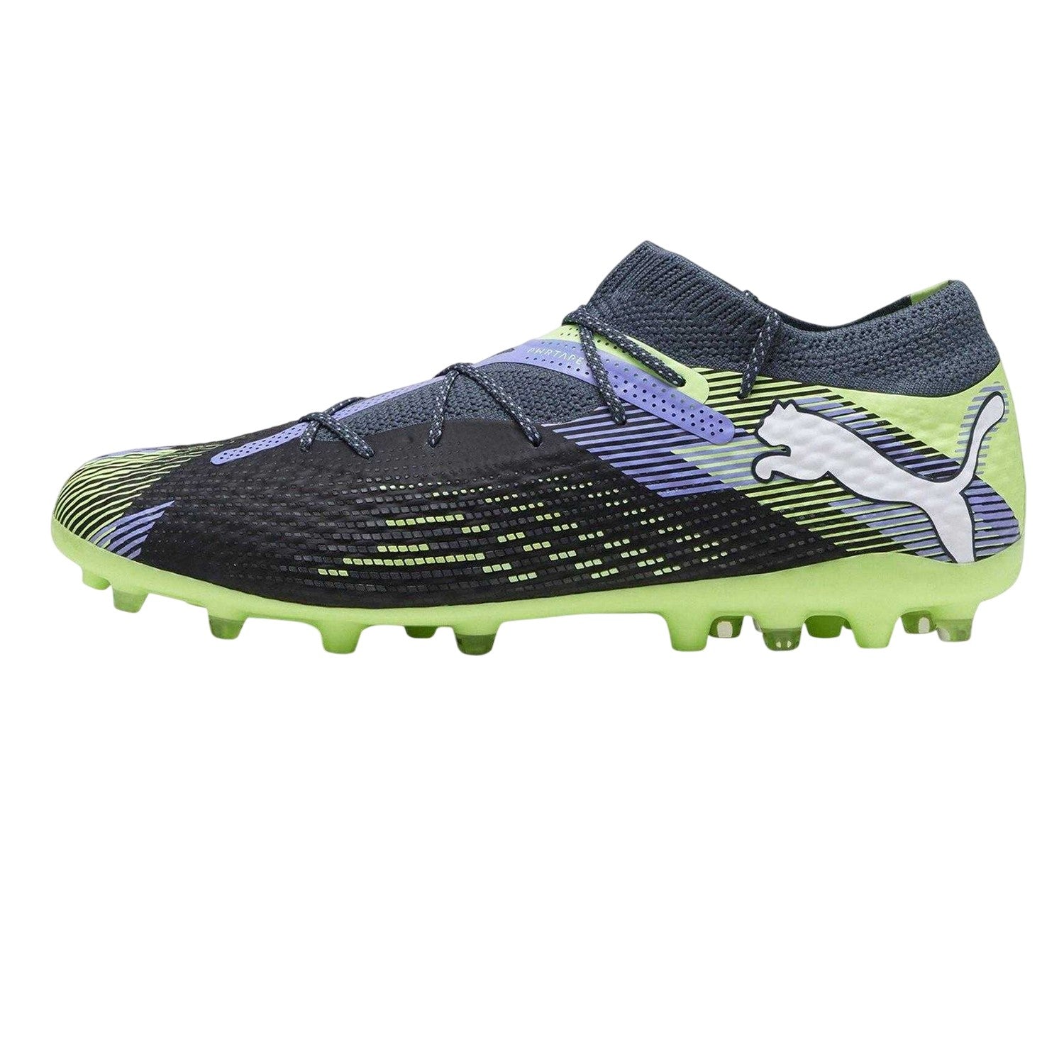 Frost Gray - Side - Puma Mens Future 7 Pro+ Geometric Pattern Firm Ground Football Boots