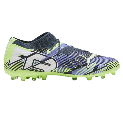Frost Gray - Front - Puma Mens Future 7 Pro+ Geometric Pattern Firm Ground Football Boots