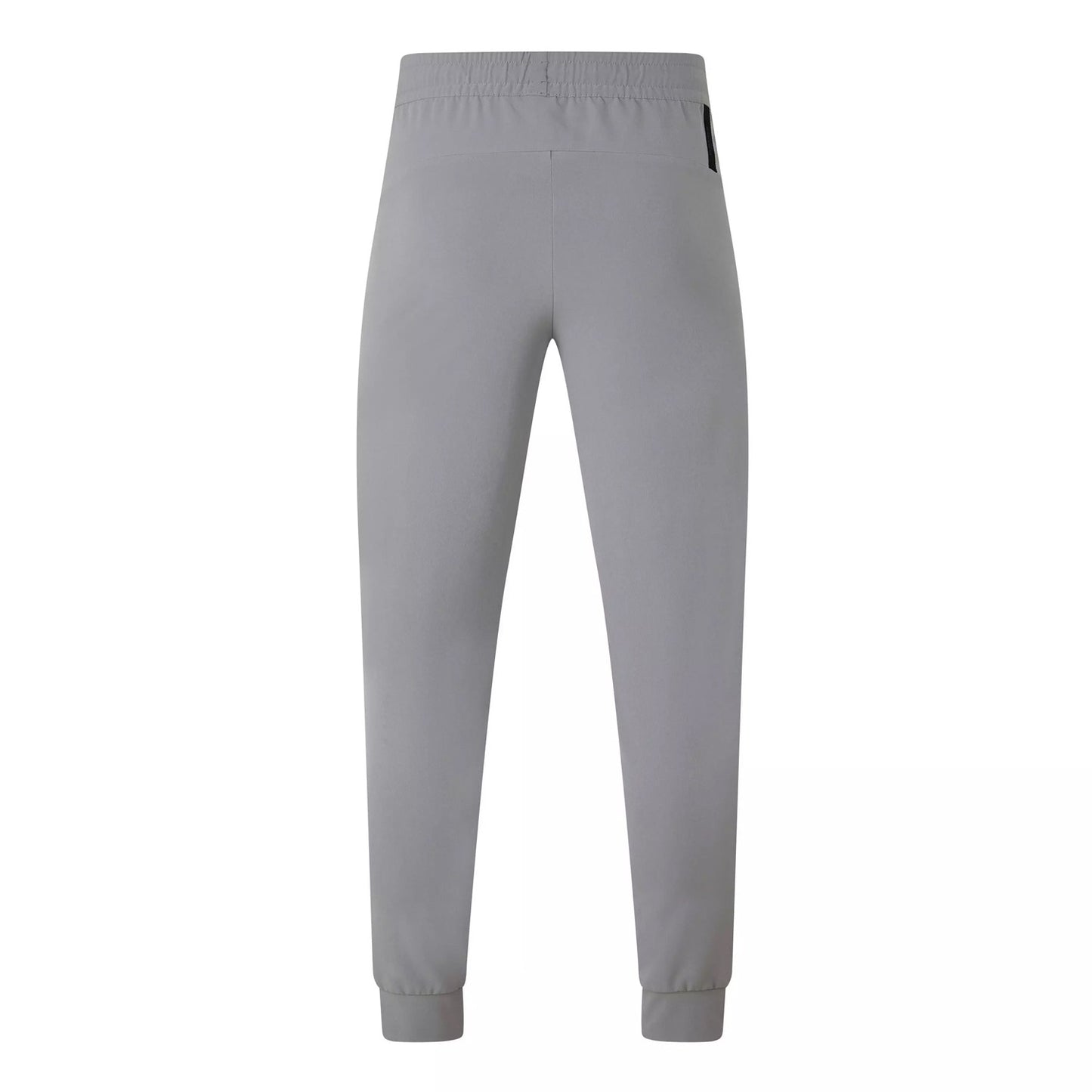 Grey - Back - Puma Mens Zipped Joggers