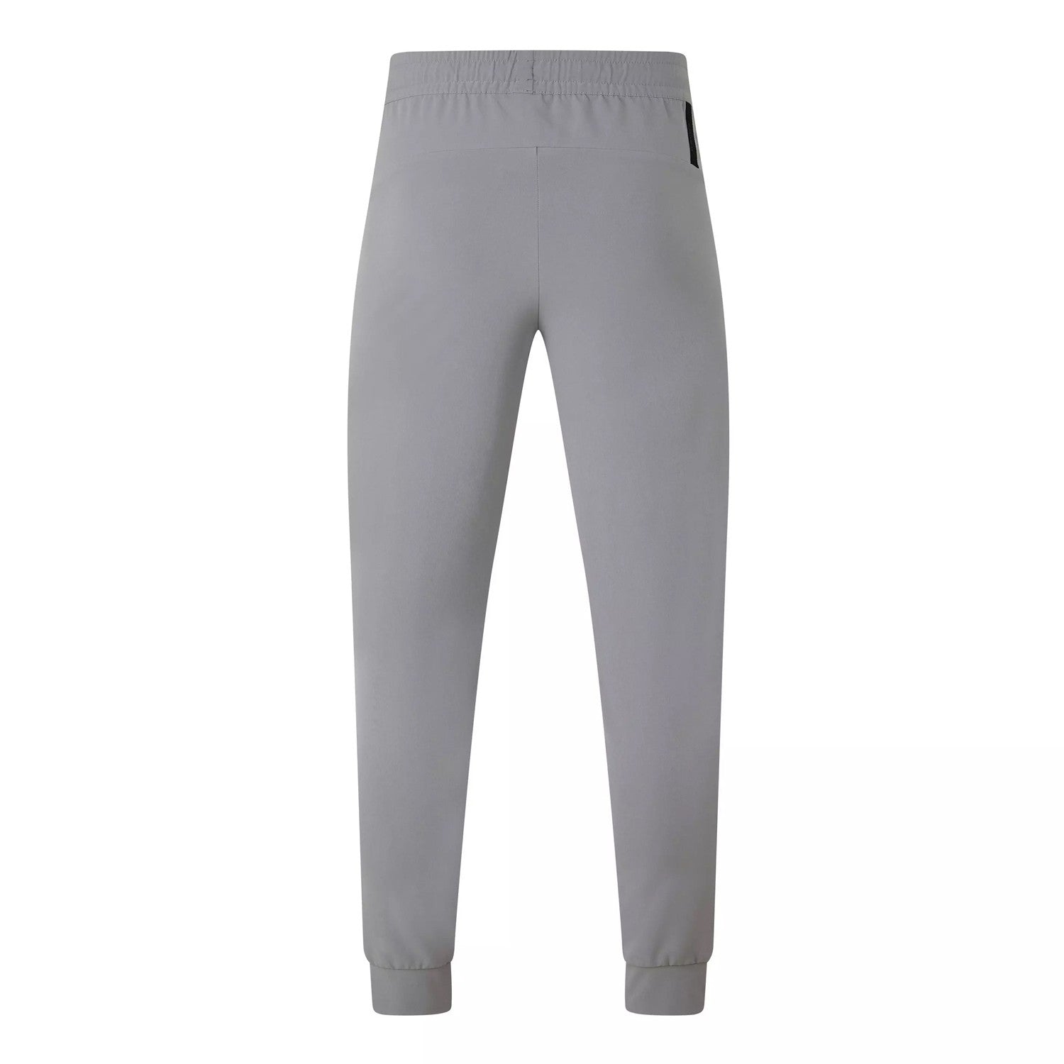 Grey - Back - Puma Mens Zipped Joggers