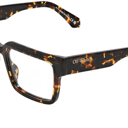 Dark Havana Brown - Side - Off White Unisex Adult Style 8m Tortoise Shell Sunglasses
