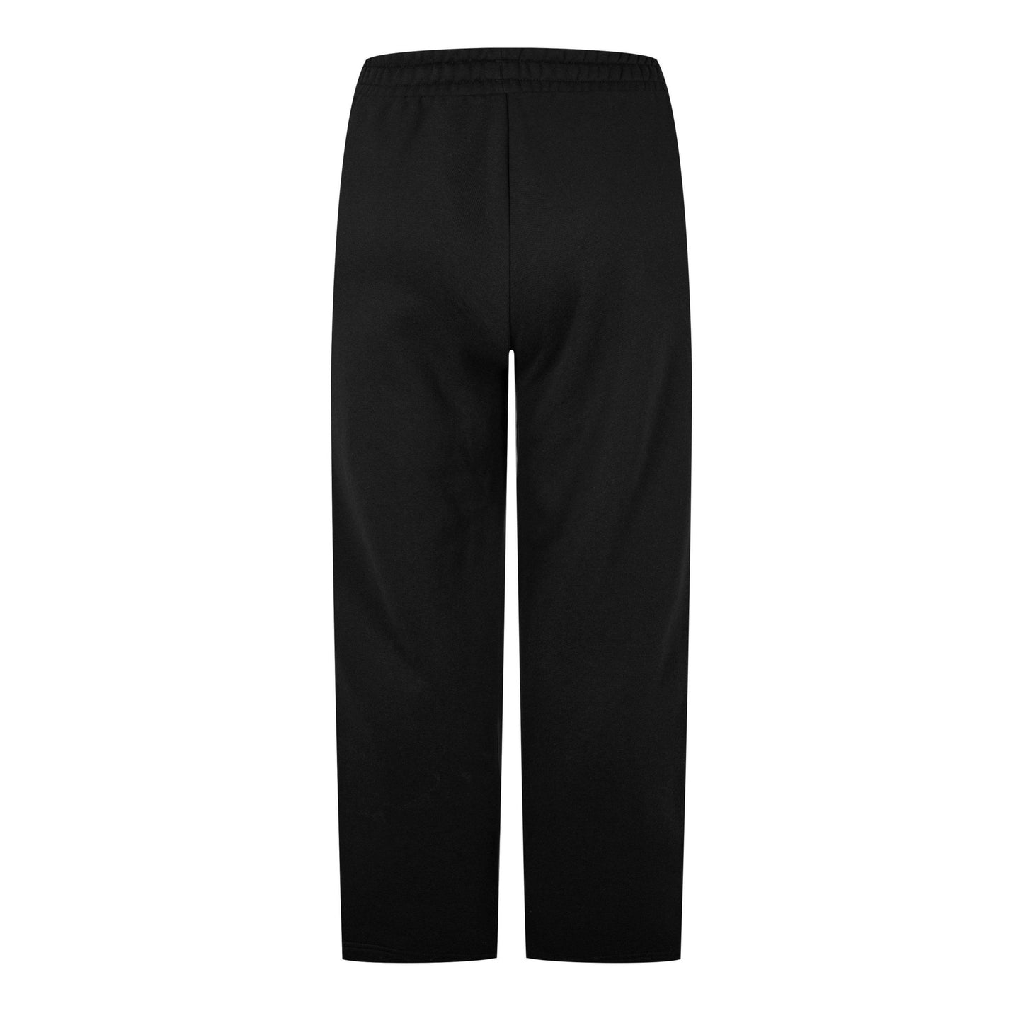 Black - Back - Puma Womens-Ladies Wide Leg Joggers