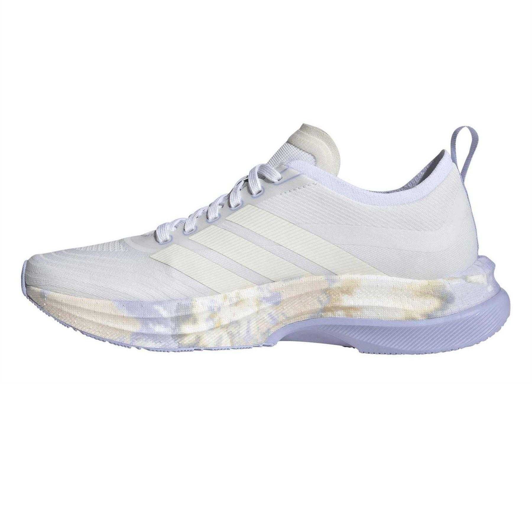 White - Side - Adidas Unisex Adult Moveboost Stripes Trainers
